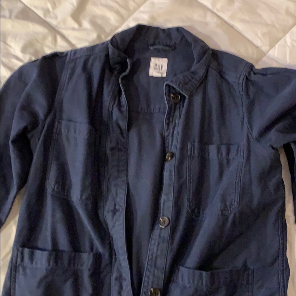 Gap navy utility jacket